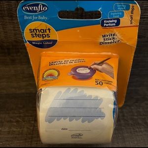 💞 New EvenFlo Washable Magic Food Labels
